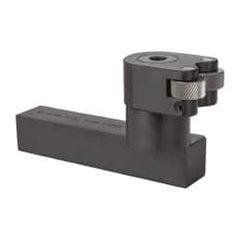 Knurlcraft - RH Cut, Diamond & Straight, 1" Wide 1" High x 5" Long Square Shank, Self Centering Bump Knurlers - 2 Knurls Required (Included), 3/4" Diam x 3/8" Wide Face, 1/4" Hole Diam, Series E - Exact Tooling