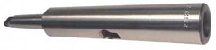 Scully Jones - MT1 Inside Morse Taper, MT1 Outside Morse Taper, Extension Sleeve - Hardened & Ground Throughout, 5-5/16" Projection, 0.88" Body Diam - Exact Tooling