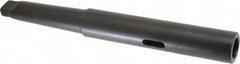 Scully Jones - MT3 Inside Morse Taper, MT4 Outside Morse Taper, Extension Sleeve - Hardened & Ground Throughout, 7-5/8" Projection, 1.44" Body Diam - Exact Tooling