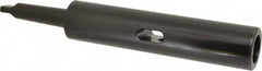 Scully Jones - MT4 Inside Morse Taper, MT3 Outside Morse Taper, Extension Sleeve - Hardened & Ground Throughout, 9" Projection, 1.88" Body Diam - Exact Tooling