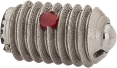 TE-CO - 3/8-16, 0.187" Ball Diam, 5/8" Body Length, 0.048" Max Ball Reach, Threaded Ball Plunger - Exact Tooling