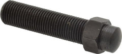 Gibraltar - 1/2-20, 2-1/2" OAL Adjustable Locating Screw - 5/8" Width Across Flats, 5/16 Hex Height, Steel, Black Oxide Finish - Exact Tooling