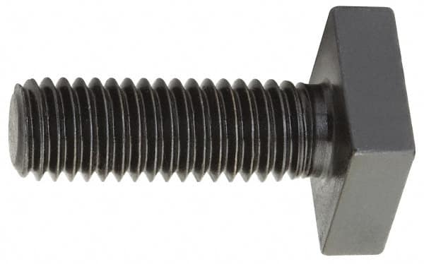 Gibraltar - 1/2-13 Thread, 2-1/2" Thread Length, 8" Length Under Head, Steel T Bolt - 7/8" Head Width x 5/16" Head Height, Grade 5 - Exact Tooling