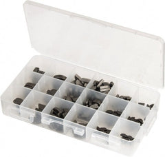 Made in USA - Key & Keyway Assortments Type: Woodruff Keys Number of Pieces: 250 - Exact Tooling