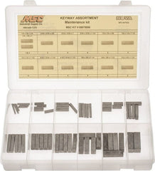 Value Collection - Key & Keyway Assortments Type: Keyway Maintenance Kit Number of Pieces: 58 - Exact Tooling