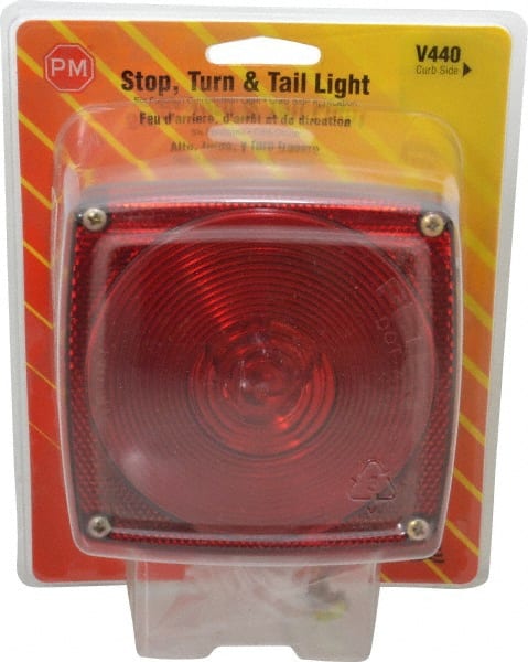 Peterson - 4-1/2" Long x 4-1/2" Wide Red Towing Lights - 12 Volt, Plastic - Exact Tooling