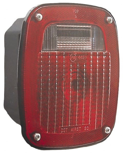 Peterson - 6-3/4" Long x 6-1/4" Wide Red Towing Lights - 12 Volt, Plastic - Exact Tooling