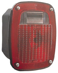 Peterson - 6-3/4" Long x 6-1/4" Wide Red Towing Lights - 12 Volt, Plastic - Exact Tooling