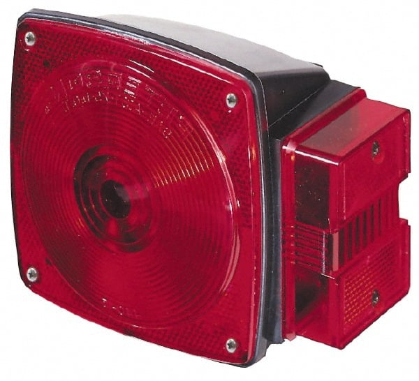 Peterson - 4-1/2" Long x 4-1/2" Wide Red Towing Lights - 12 Volt, Plastic - Exact Tooling