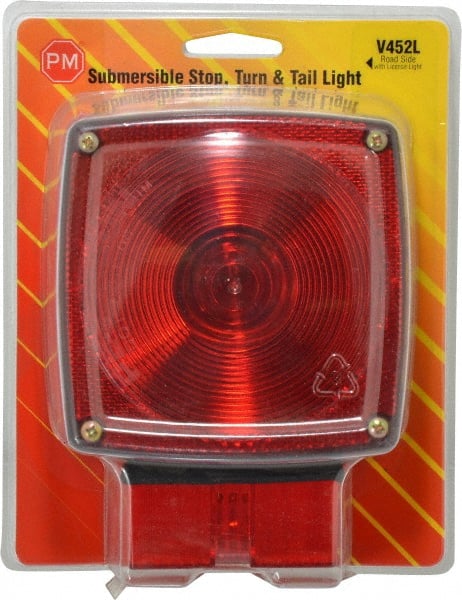 Peterson - 4-1/2" Long x 4-1/2" Wide Red Towing Lights - 12 Volt, Plastic - Exact Tooling
