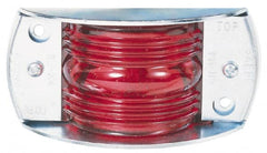 Peterson - 4-1/2" Long x 2-3/16" Wide, Amber Lens & Reflector - Steel, 12 Volt - Exact Tooling