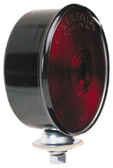 Peterson - 4-1/4" Diam, Red Lens & Reflector - Plastic - Exact Tooling