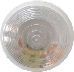 Peterson - 4-1/4" Diam, Clear Lens & Reflector - Plastic, 12 Volt - Exact Tooling