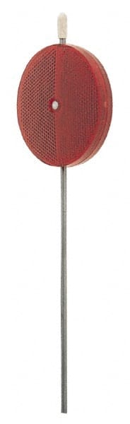 Peterson - 3" Diam, Red Lens & Reflector - Plastic - Exact Tooling