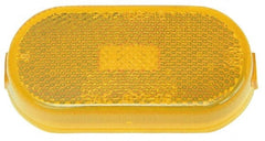 Peterson - 4-1/8" Long x 2" Wide, Amber Lens & Reflector - Plastic, 12 Volt - Exact Tooling