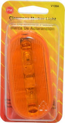 Peterson - 4-1/8" Long x 2" Wide, Amber Lens & Reflector - Plastic, 12 Volt - Exact Tooling
