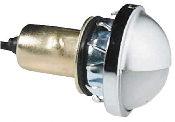 Peterson - 2" Long x 1-1/2" Wide, Clear Lens & Reflector - Plastic, 12 Volt - Exact Tooling