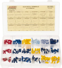 Value Collection - 175 Piece, Electrical Terminal Fastener Kit - Exact Tooling