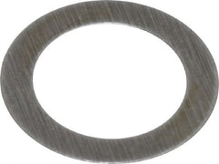Precision Brand - 0.005" Thick, 1/4" Inside x 0.366" OD, Shortening Shim - 1/4" Screw, 1095 Spring Steel - Exact Tooling