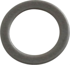 Precision Brand - 0.015" Thick, 1/4" Inside x 0.366" OD, Shortening Shim - 1/4" Screw, 1075 Spring Steel - Exact Tooling