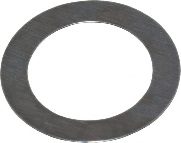 Precision Brand - 0.005" Thick, 3/8" Inside x 0.557" OD, Shortening Shim - 3/8" Screw, 1095 Spring Steel - Exact Tooling