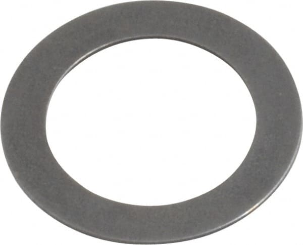 Precision Brand - 0.015" Thick, 3/8" Inside x 0.557" OD, Shortening Shim - 3/8" Screw, 1075 Spring Steel - Exact Tooling