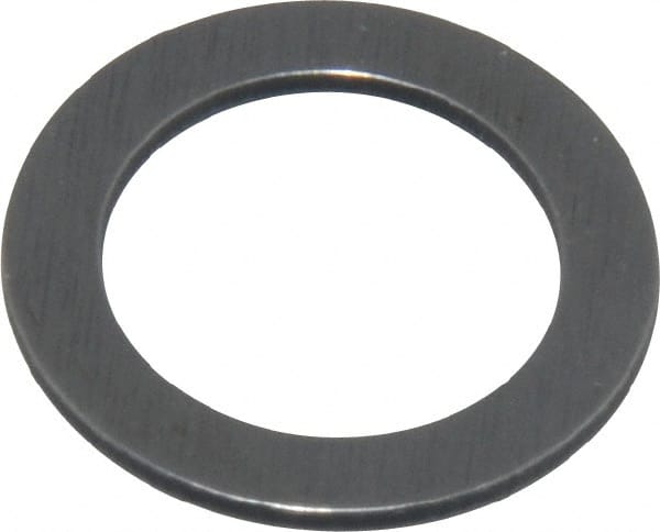 Precision Brand - 0.032" Thick, 3/8" Inside x 0.557" OD, Shortening Shim - 3/8" Screw, 1075 Spring Steel - Exact Tooling