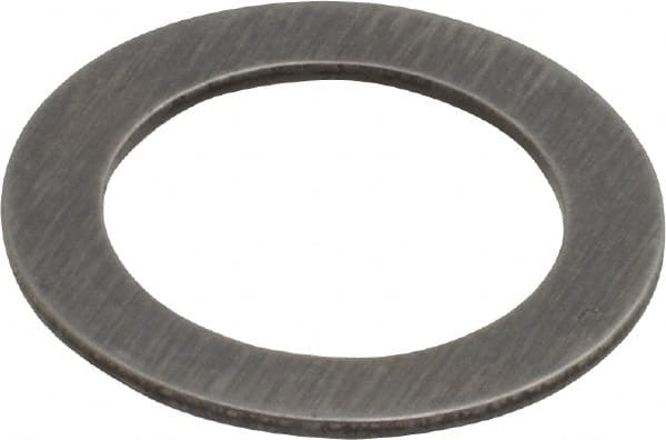 Precision Brand - 0.032" Thick, 1/2" Inside x 0.738" OD, Shortening Shim - 1/2" Screw, 1075 Spring Steel - Exact Tooling