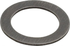 Precision Brand - 0.032" Thick, 1/2" Inside x 0.738" OD, Shortening Shim - 1/2" Screw, 1075 Spring Steel - Exact Tooling