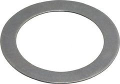 Precision Brand - 0.015" Thick, 5/8" Inside x 0.87" OD, Shortening Shim - 5/8" Screw, 1075 Spring Steel - Exact Tooling