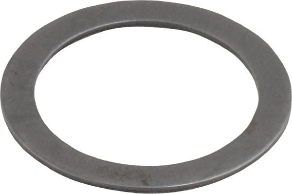 Precision Brand - 0.032" Thick, 3/4" Inside x 1" OD, Shortening Shim - 3/4" Screw, 1075 Spring Steel - Exact Tooling