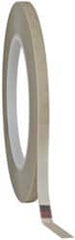 3M - 1/4" Wide x 60 Yd Long Green Polypropylene Film Masking Tape - Series 218, 5 mil Thick, 13 In/Lb Tensile Strength - Exact Tooling