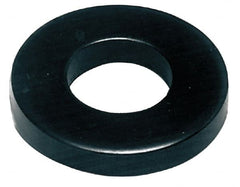 Jergens - 1-1/4" Screw, Grade 1010 Steel Standard Flat Washer - 1-9/32" ID x 2-1/2" OD, 9/32" Thick, Plain Finish - Exact Tooling