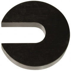 Gibraltar - 5/8" Bolt, 3/8" Thick, Black Oxide Finish, Case Hardened Steel C Washer - Grade 12L14, 21/32" Inside & 2-1/8" OD - Exact Tooling