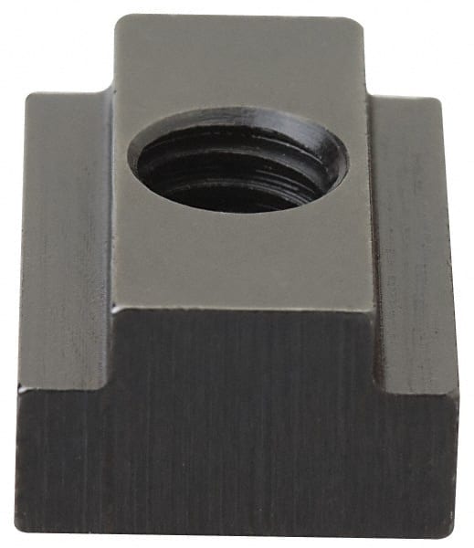 Gibraltar - M12x1.75 Blind Tapped T Slot Nut - 5/8" Slot Width, 25 x 9mm Base Width x Height, 29 x 16mm OAL x Height - Exact Tooling