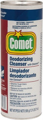 Comet USA LLC - 21 oz Can Powder Bathroom Cleaner - Bleach Scent, General Purpose Cleaner - Exact Tooling
