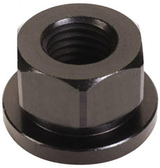TE-CO - M10x1.50, 22mm Flange Diam, 13mm High, 17mm Across Flats, Flange Nut - Exact Tooling