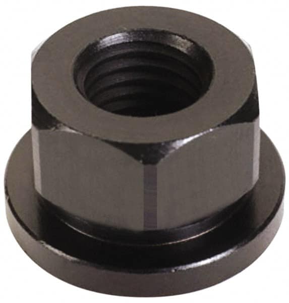 TE-CO - M20x2.50, 40mm Flange Diam, 25mm High, 30mm Across Flats, Flange Nut - Exact Tooling