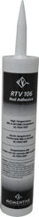 Momentive Performance Materials - 10 oz Cartridge Red RTV Silicone Joint Sealant - 500°F Max Operating Temp, 20 min Tack Free Dry Time, 24 hr Full Cure Time, Series RTV100 - Exact Tooling