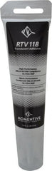 Momentive Performance Materials - 2.8 oz Tube Clear RTV Silicone Joint Sealant - 204.44°F Max Operating Temp, 20 min Tack Free Dry Time, 24 hr Full Cure Time, Series RTV100 - Exact Tooling