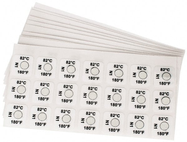 Tempil - 93°C Temp Indicating Label - 1 Rating - Exact Tooling