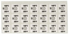 Tempil - 149°C Temp Indicating Label - 1 Rating - Exact Tooling