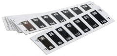 Tempil - -30°C Temp Indicating Label - 7 Ratings - Exact Tooling