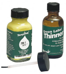 Tempil - 1,250°F Temp Indicating Liquid - 2 Ounce Container, 677°C - Exact Tooling
