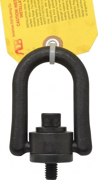 American Drill Bushing - 1,000 Lbs. Load Capacity, 2.29 Inch Wide x 3.23 Inch High x 1.45 Inch Opening, Extra Duty Center Pull Hoist Ring - Exact Tooling