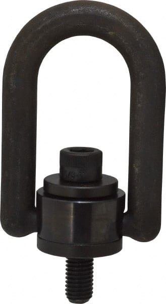 American Drill Bushing - 4,000 Lbs. Load Capacity, 3-1/2 Inch Wide x 5.31 Inch High x 2.44 Inch Opening, Extra Duty Center Pull Hoist Ring - Exact Tooling