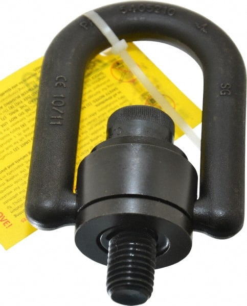 American Drill Bushing - 5,000 Lbs. Load Capacity, 3-1/2 Inch Wide x 5.31 Inch High x 2.31 Inch Opening, Extra Duty Center Pull Hoist Ring - Exact Tooling