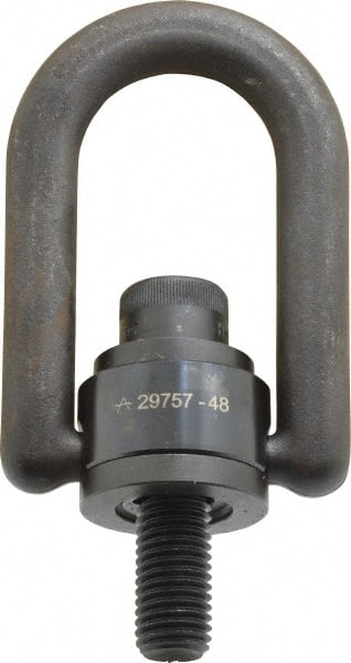 American Drill Bushing - 5,000 Lbs. Load Capacity, 3-1/2 Inch Wide x 5.31 Inch High x 2.31 Inch Opening, Extra Duty Center Pull Hoist Ring - Exact Tooling