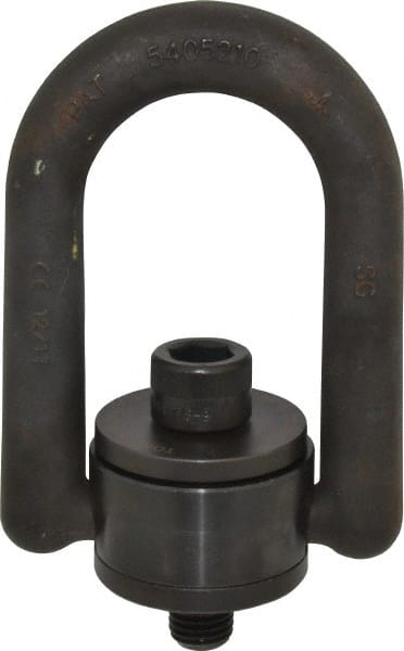 American Drill Bushing - 8,000 Lbs. Load Capacity, 5.1 Inch Wide x 7.37 Inch High x 3.32 Inch Opening, Extra Duty Center Pull Hoist Ring - Exact Tooling