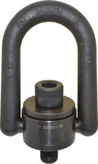 American Drill Bushing - 10,000 Lbs. Load Capacity, 5.1 Inch Wide x 7.37 Inch High x 3.2 Inch Opening, Extra Duty Center Pull Hoist Ring - Exact Tooling